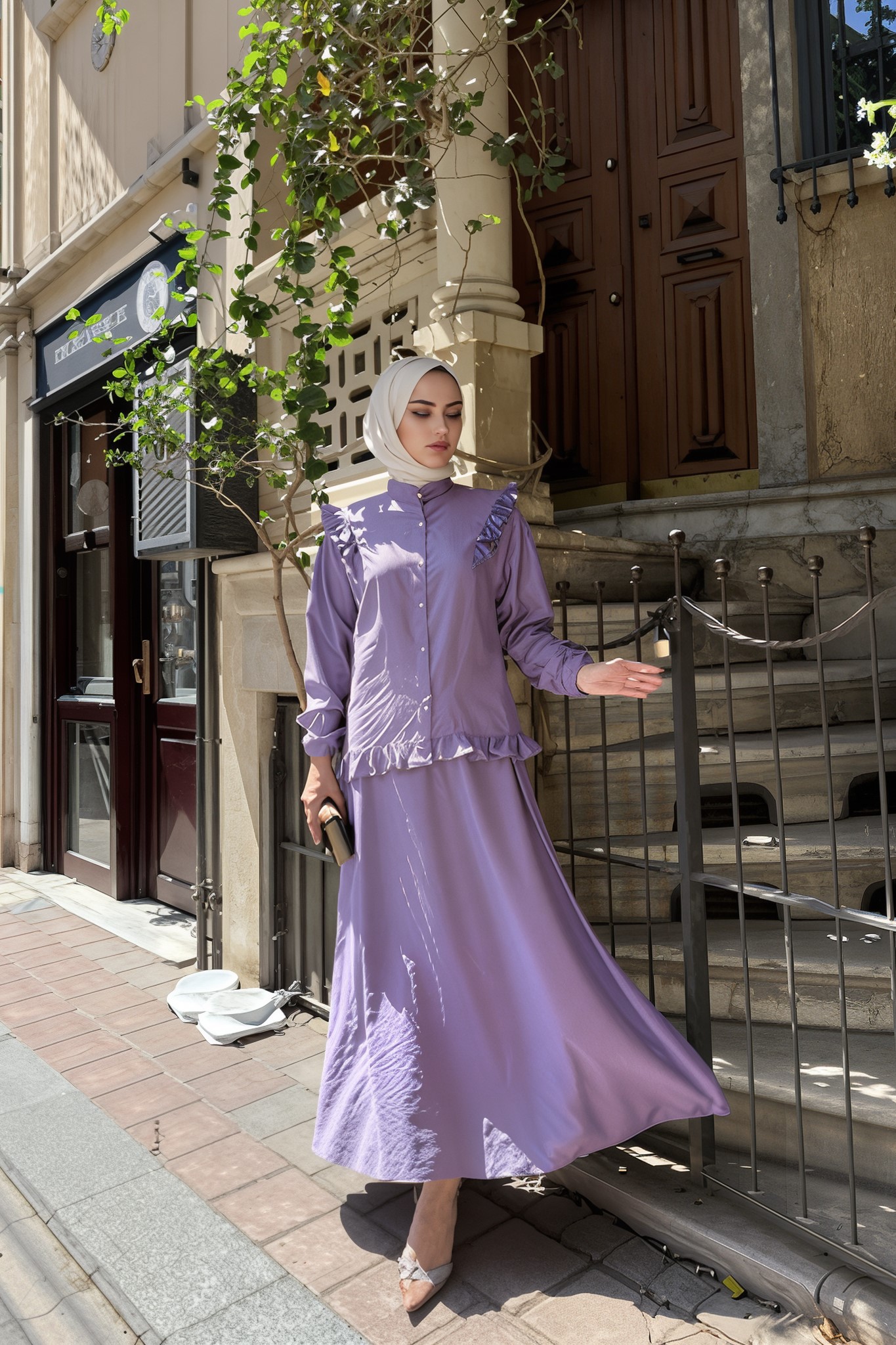 Zarif Volan Detaylı Takım